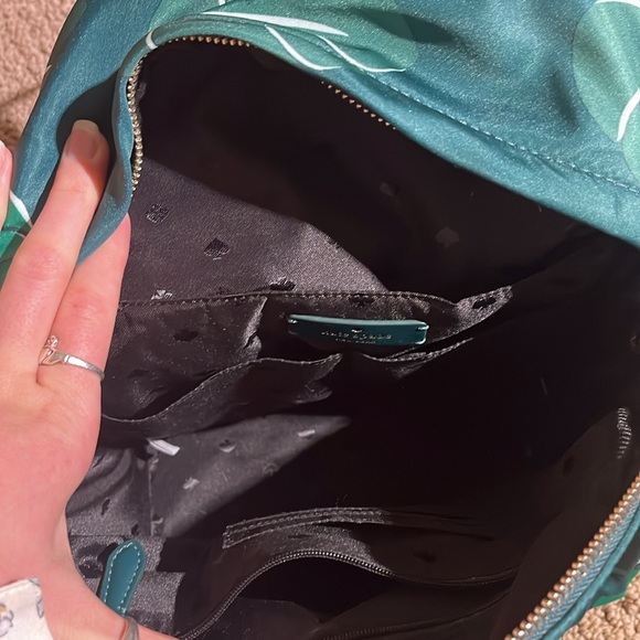 KATE SPADE Chelsea Nylon Backpack - Monstera Leaves - NWOT! - Picture 7 of 9